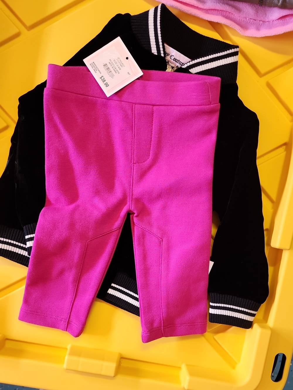 Juicy Couture Kids Fuchsia Leggings Size 3-6 Months